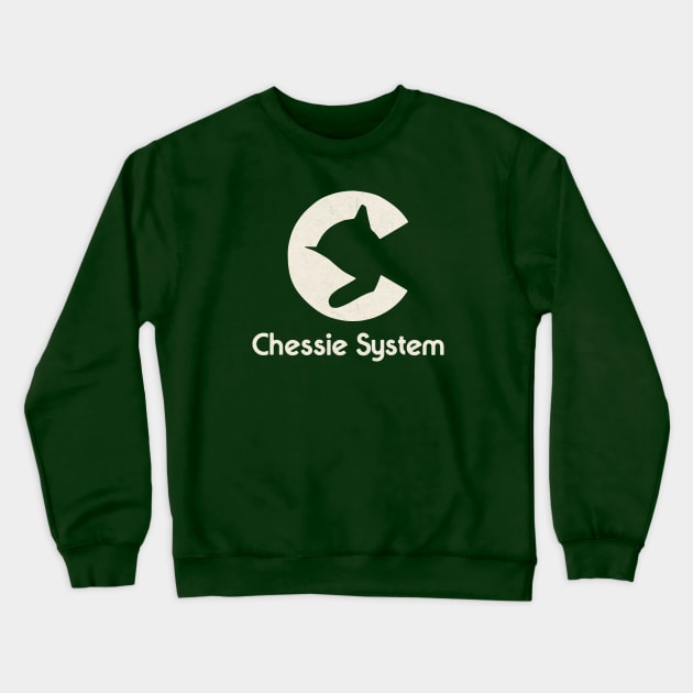 Chessie System Crewneck Sweatshirt by Turboglyde